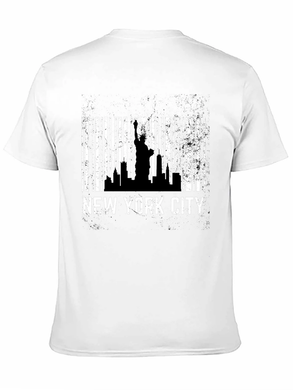 New York City Skyline Barcode T-Shirt