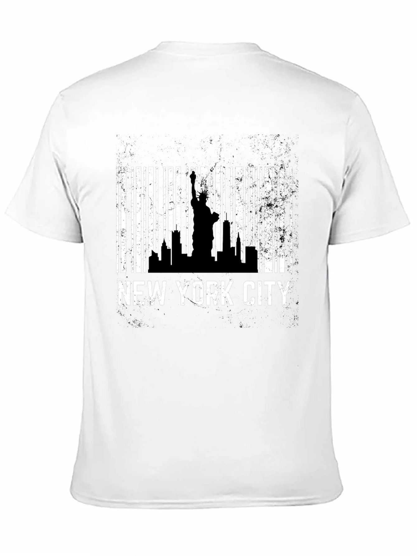 New York City Skyline Barcode T-Shirt