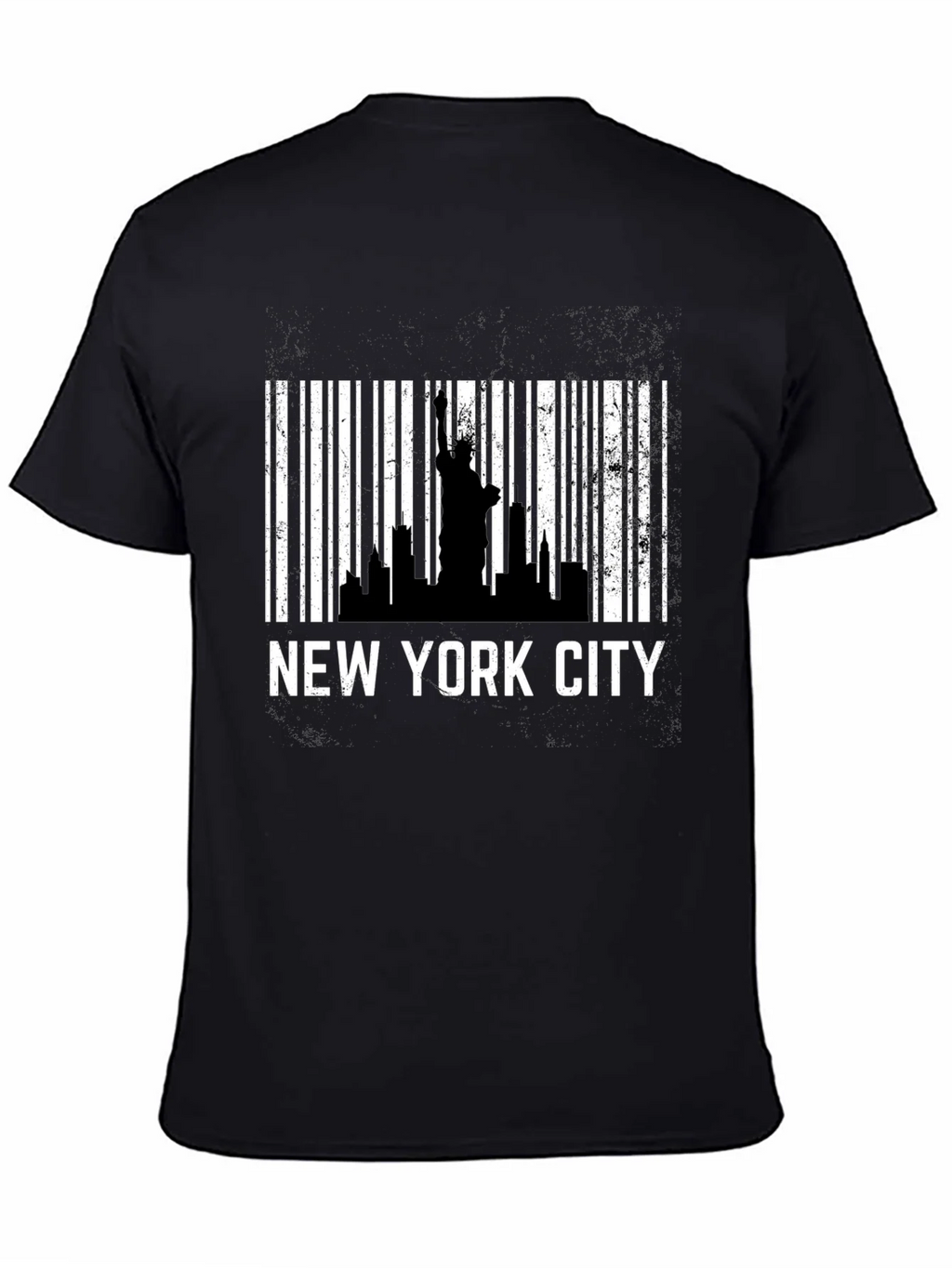 New York City Skyline Barcode T-Shirt