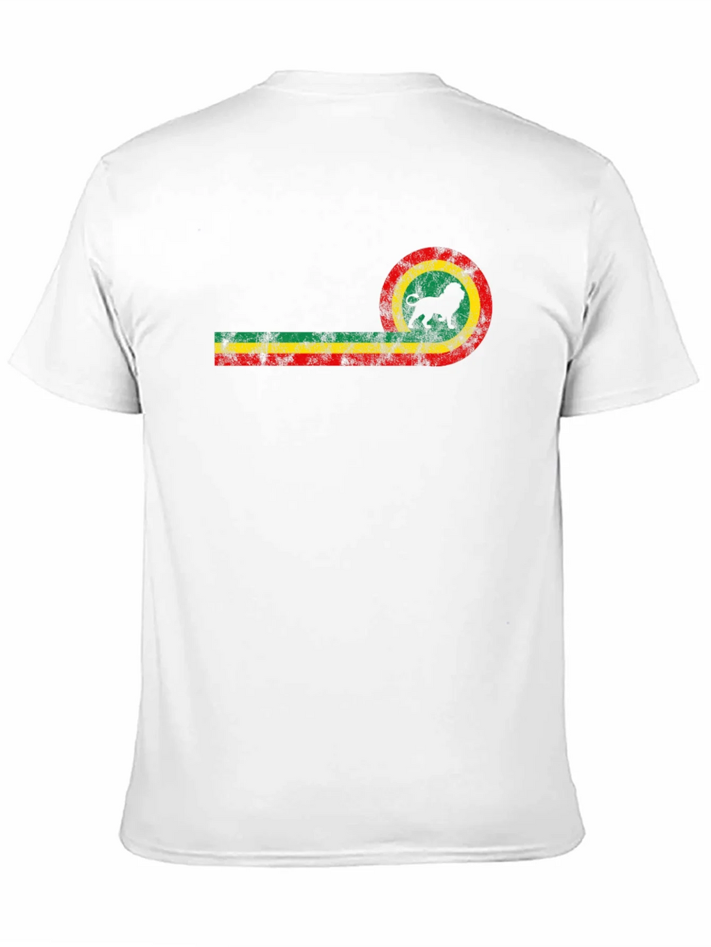Rasta Lion Black T-Shirt - Reggae Style Tee