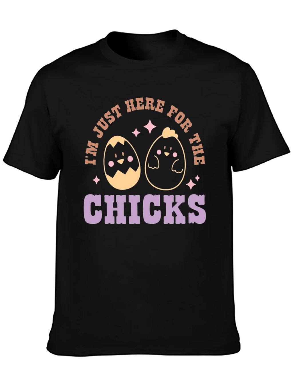 Easter Chick T-Shirt - Here For The Chicks