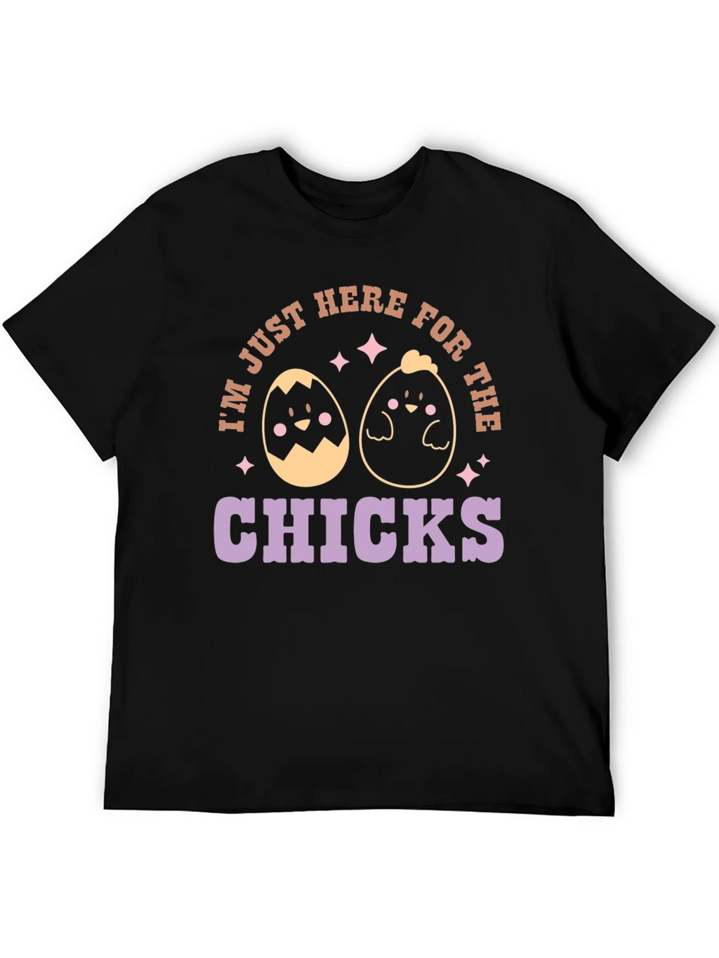 Easter Chick T-Shirt - Here For The Chicks