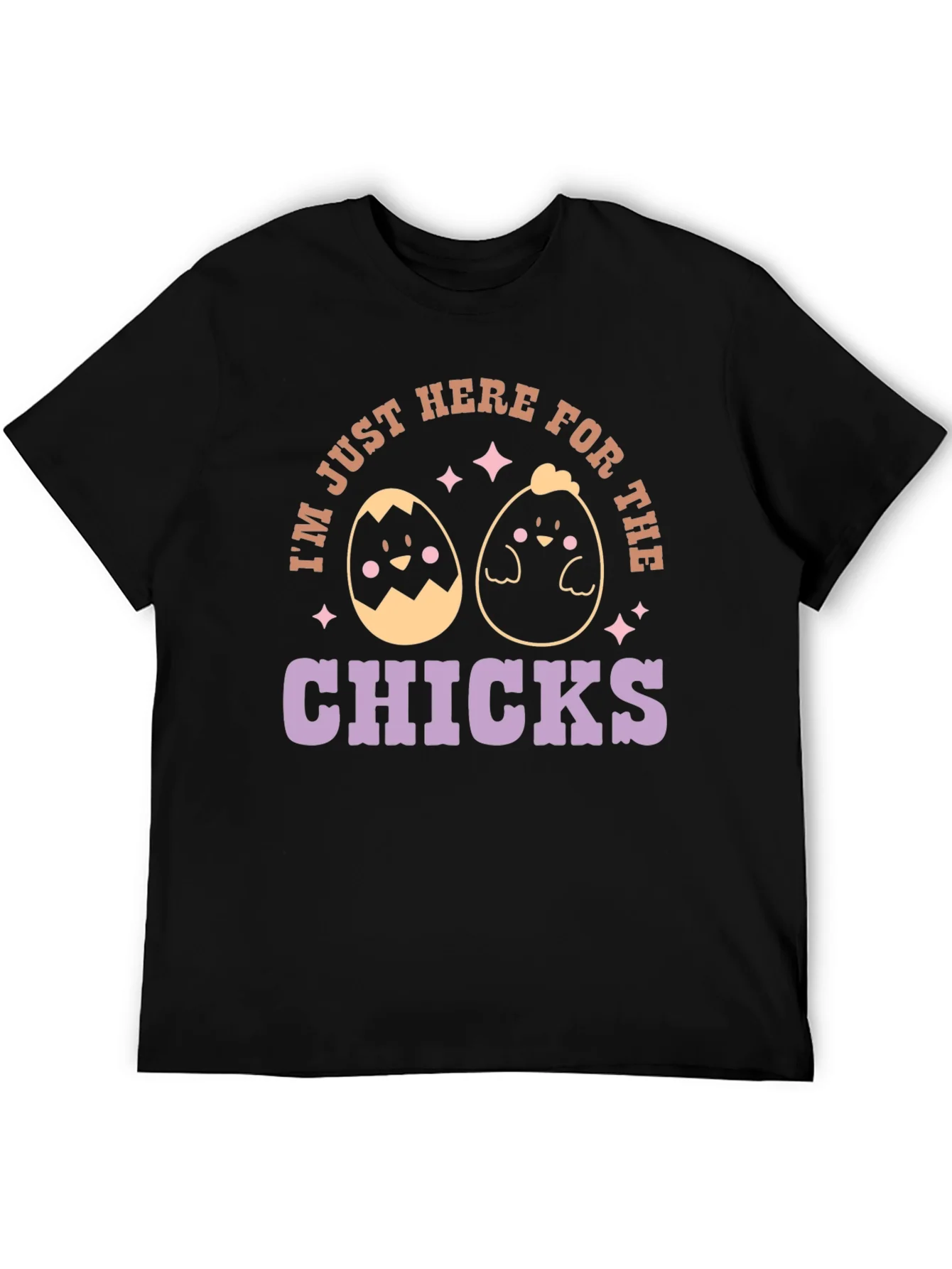 Easter Chick T-Shirt - Here For The Chicks