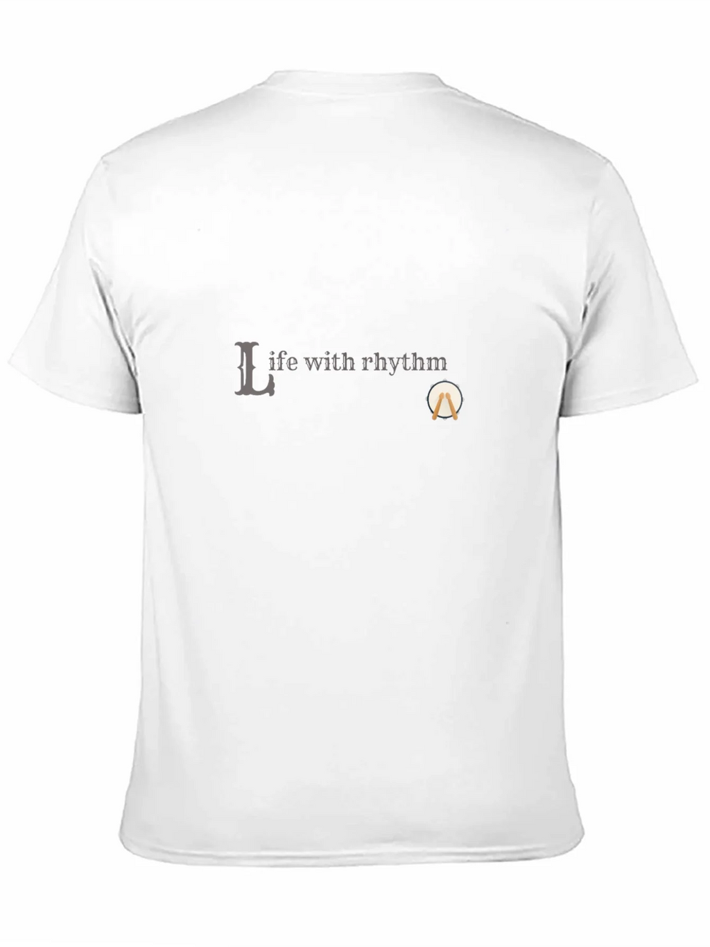 Life with Rhythm Black Graphic Tee
