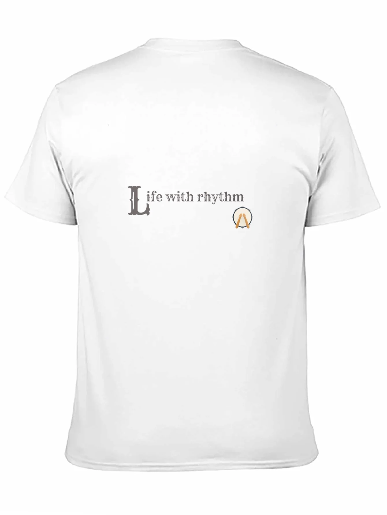 Life with Rhythm Black Graphic Tee