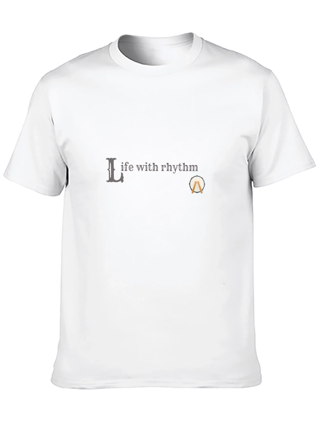 Life with Rhythm Black Graphic Tee