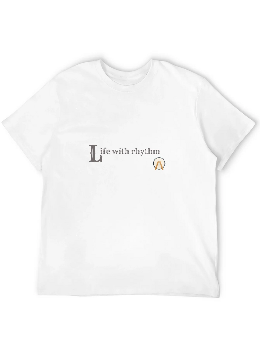 Life with Rhythm Black Graphic Tee