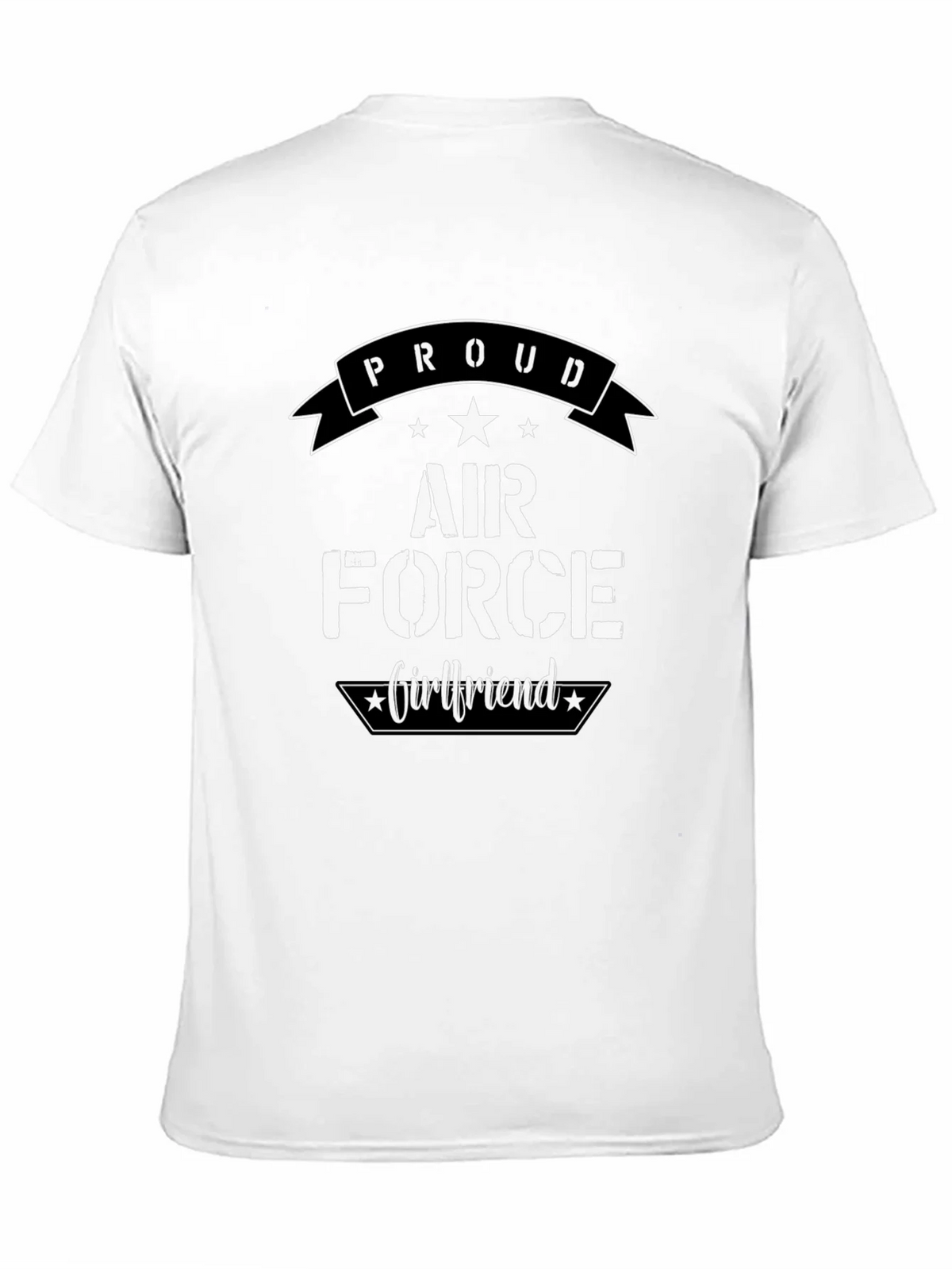 Proud Air Force Girlfriend Graphic T-Shirt