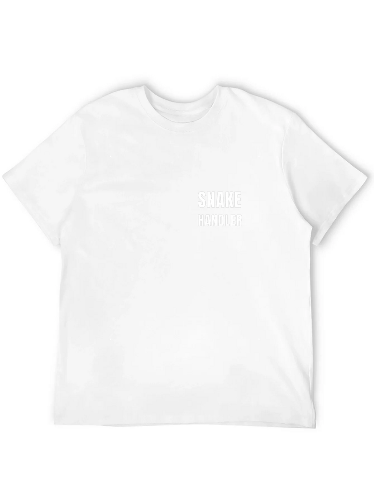 Snake Handler Graphic Tee - Black Cotton T-Shirt