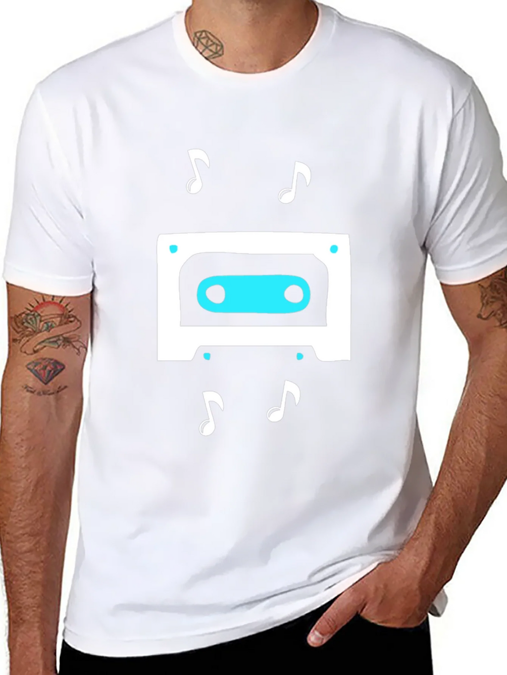 Retro Cassette Tape Music Graphic T-Shirt