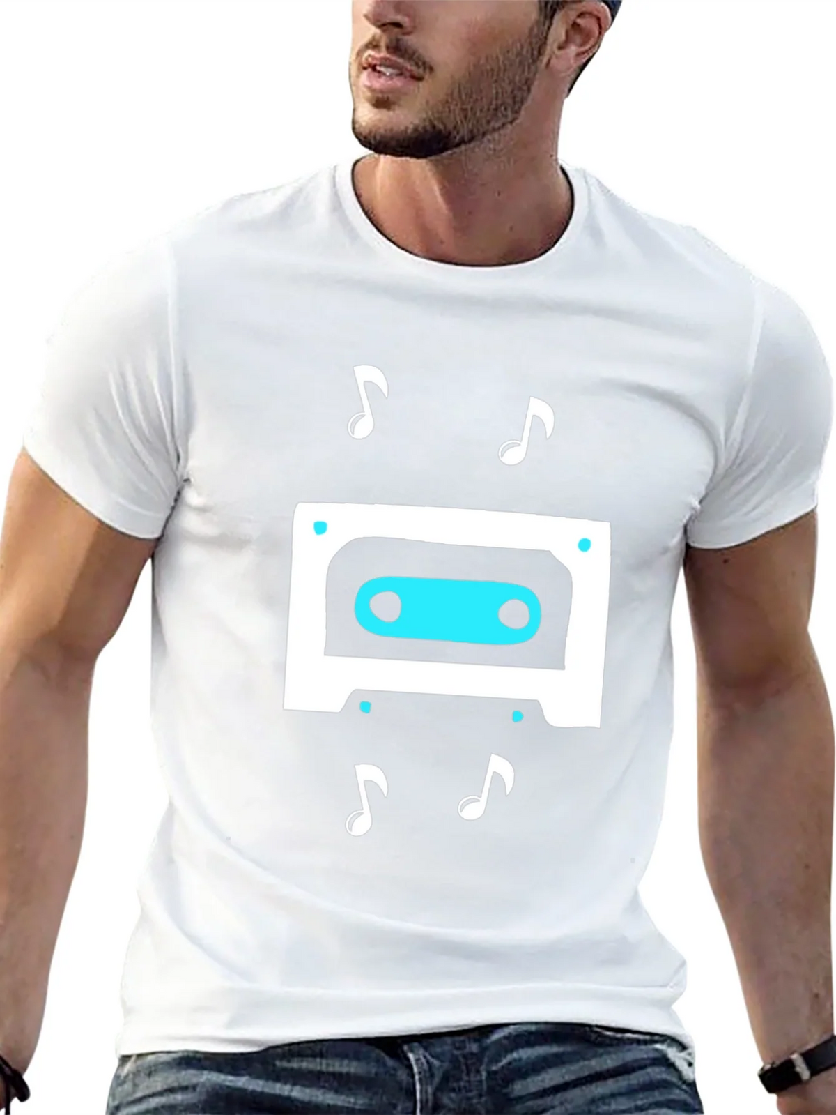 Retro Cassette Tape Music Graphic T-Shirt