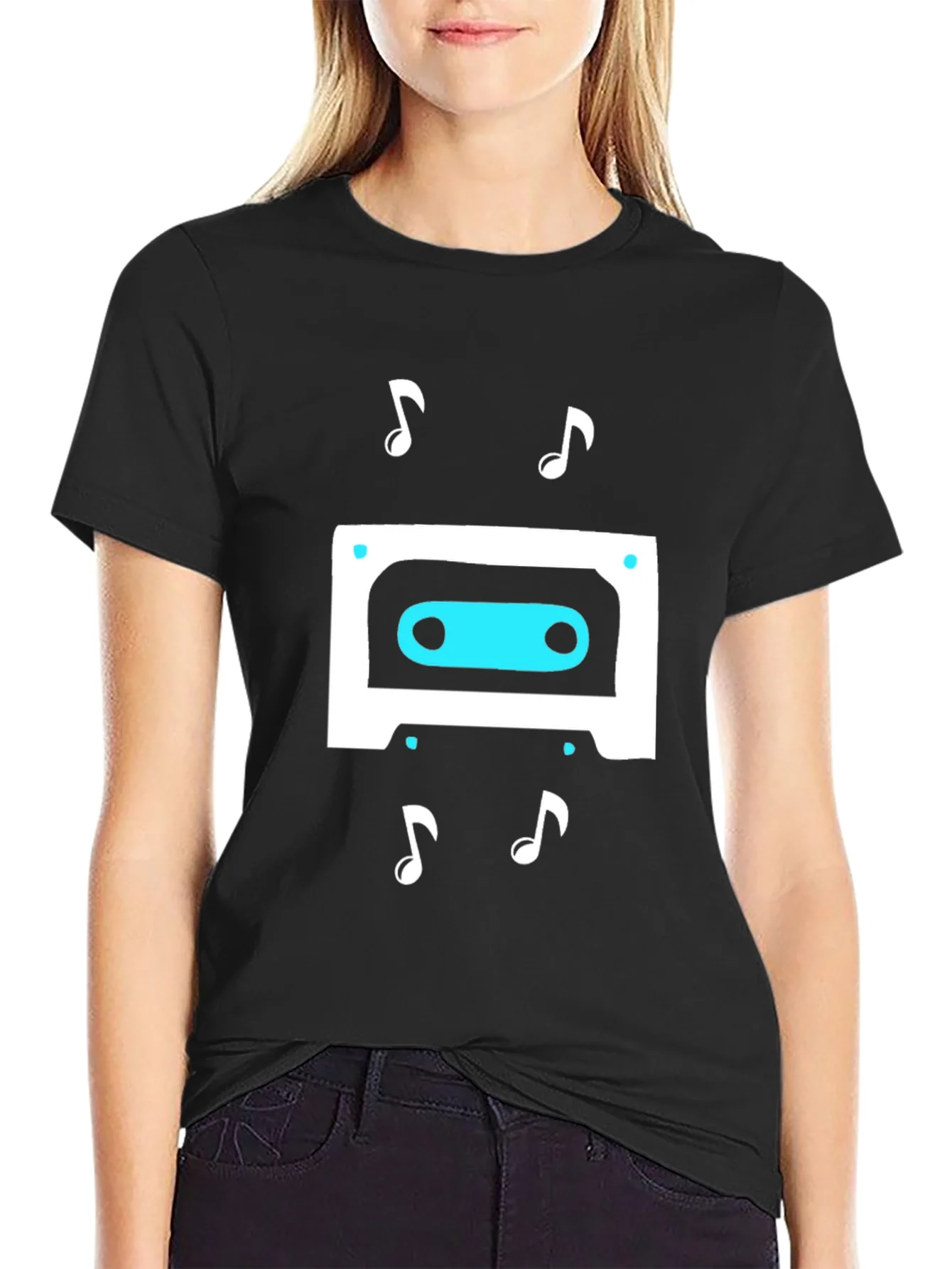 Retro Cassette Tape Music Graphic T-Shirt