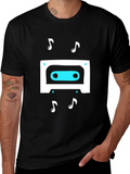 Retro Cassette Tape Music Graphic T-Shirt