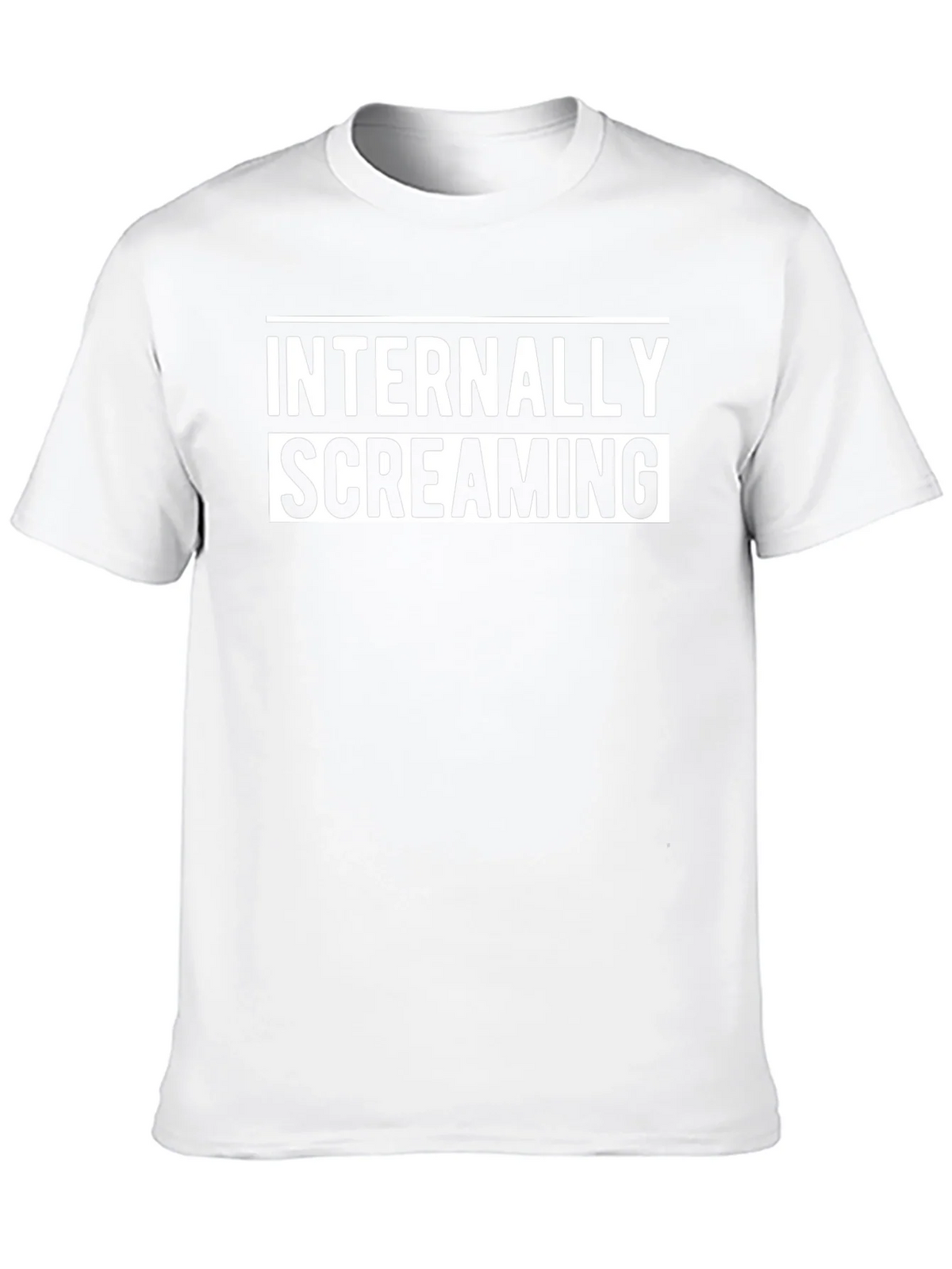 Internally Screaming Graphic Tee - Black Cotton Blend