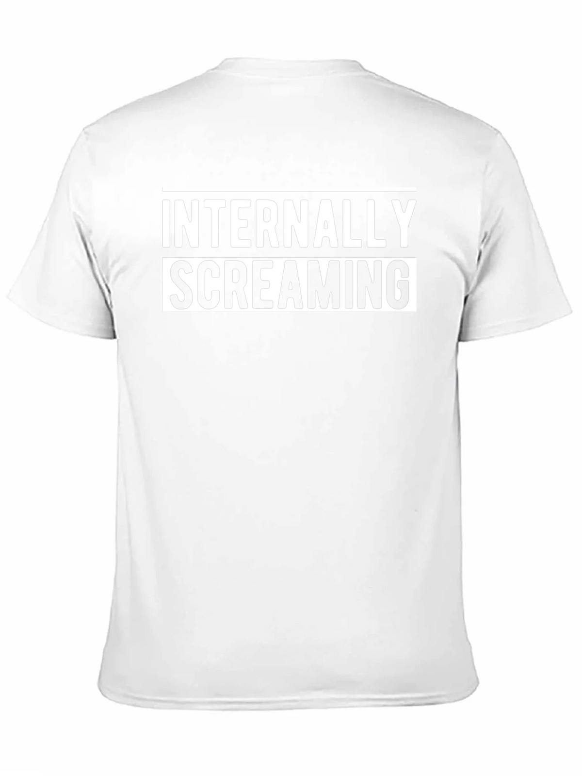 Internally Screaming Graphic Tee - Black Cotton Blend