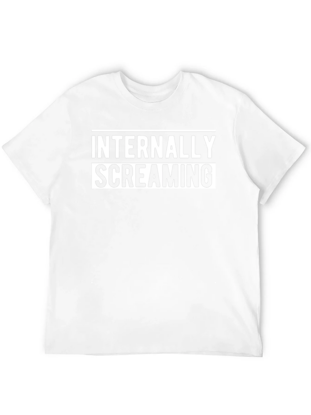 Internally Screaming Graphic Tee - Black Cotton Blend
