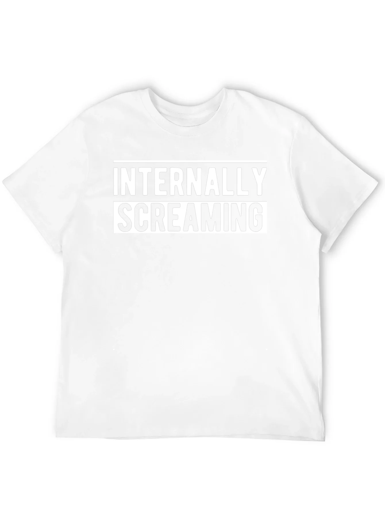 Internally Screaming Graphic Tee - Black Cotton Blend