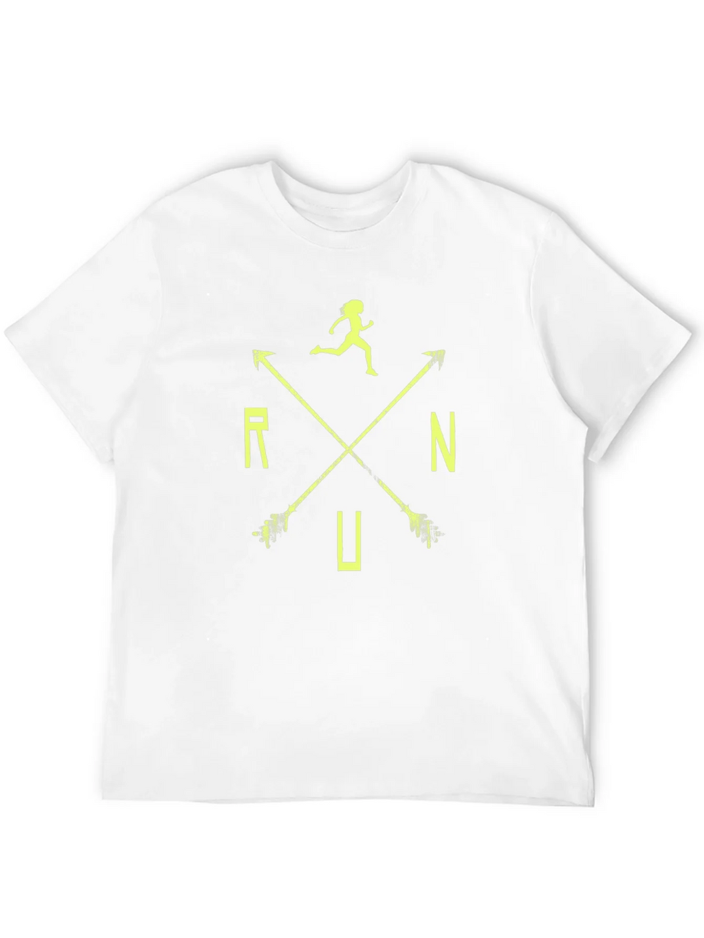 Run Arrow T-Shirt - Black Graphic Tee