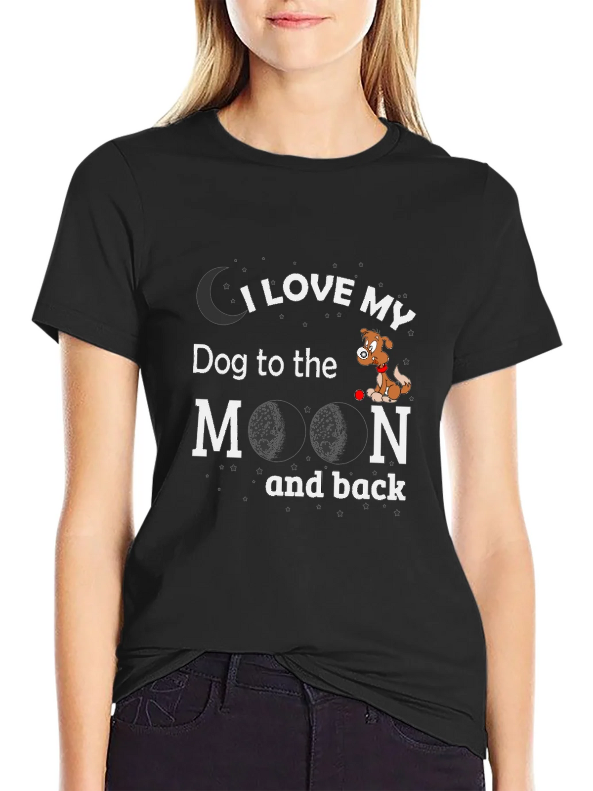 I Love My Dog to the Moon and Back T-Shirt