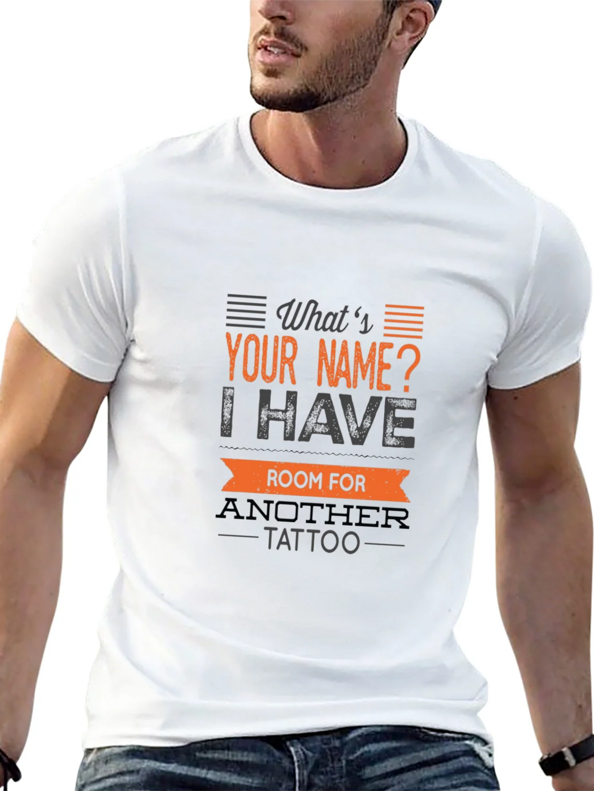 Tattoo Humor T-Shirt: Whats Your Name?