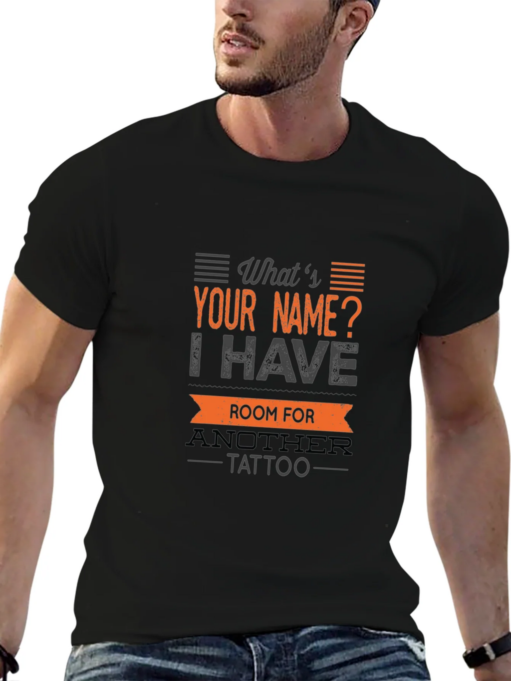 Tattoo Humor T-Shirt: Whats Your Name?