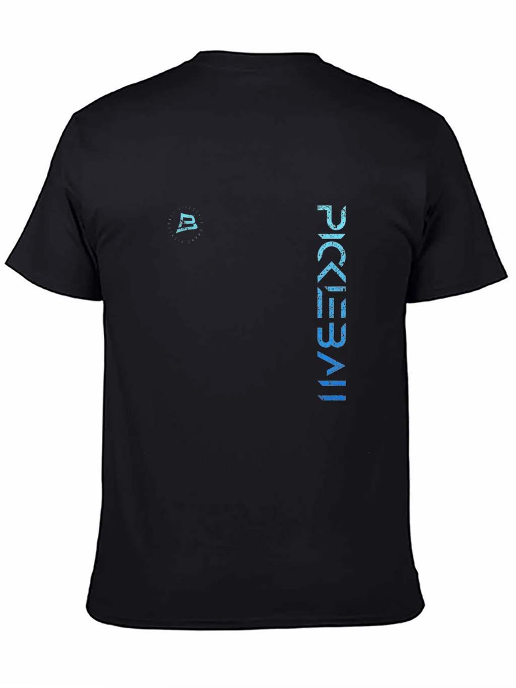 Pickleball Graphic Tee - Black Cotton T-Shirt