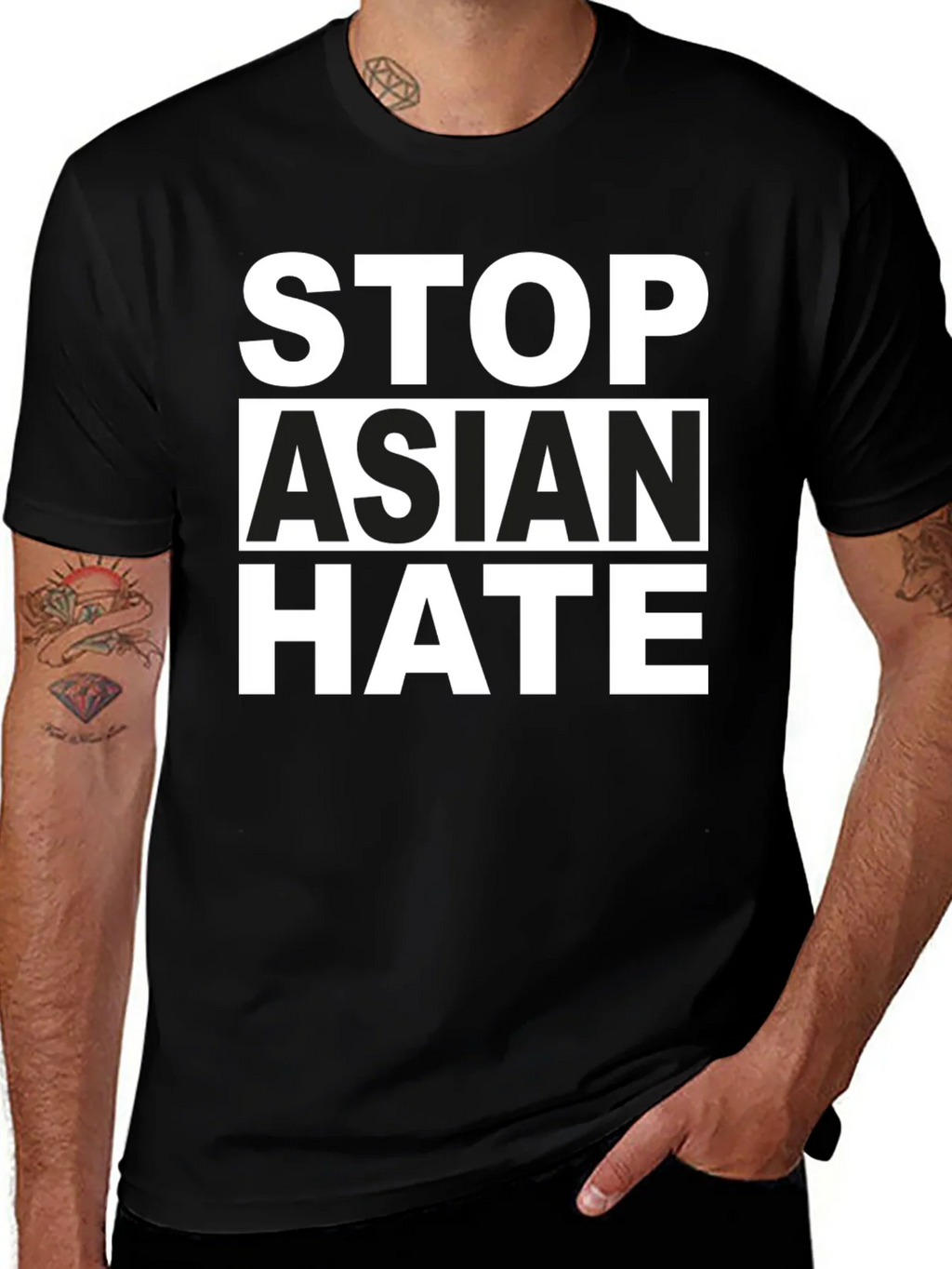 Stop Asian Hate Graphic T-Shirt