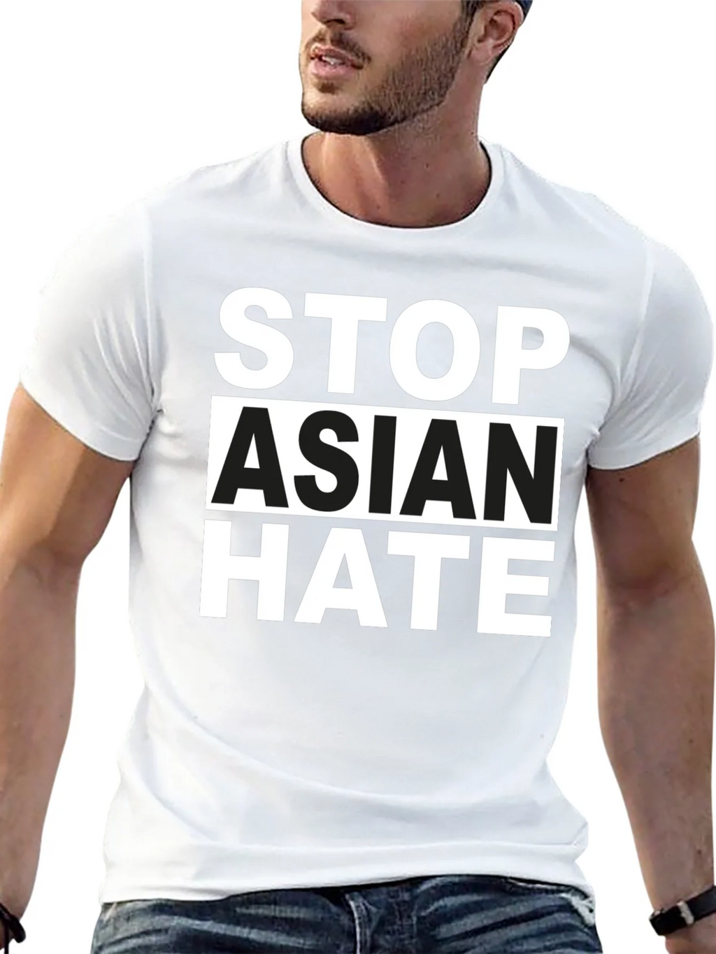 Stop Asian Hate Graphic T-Shirt