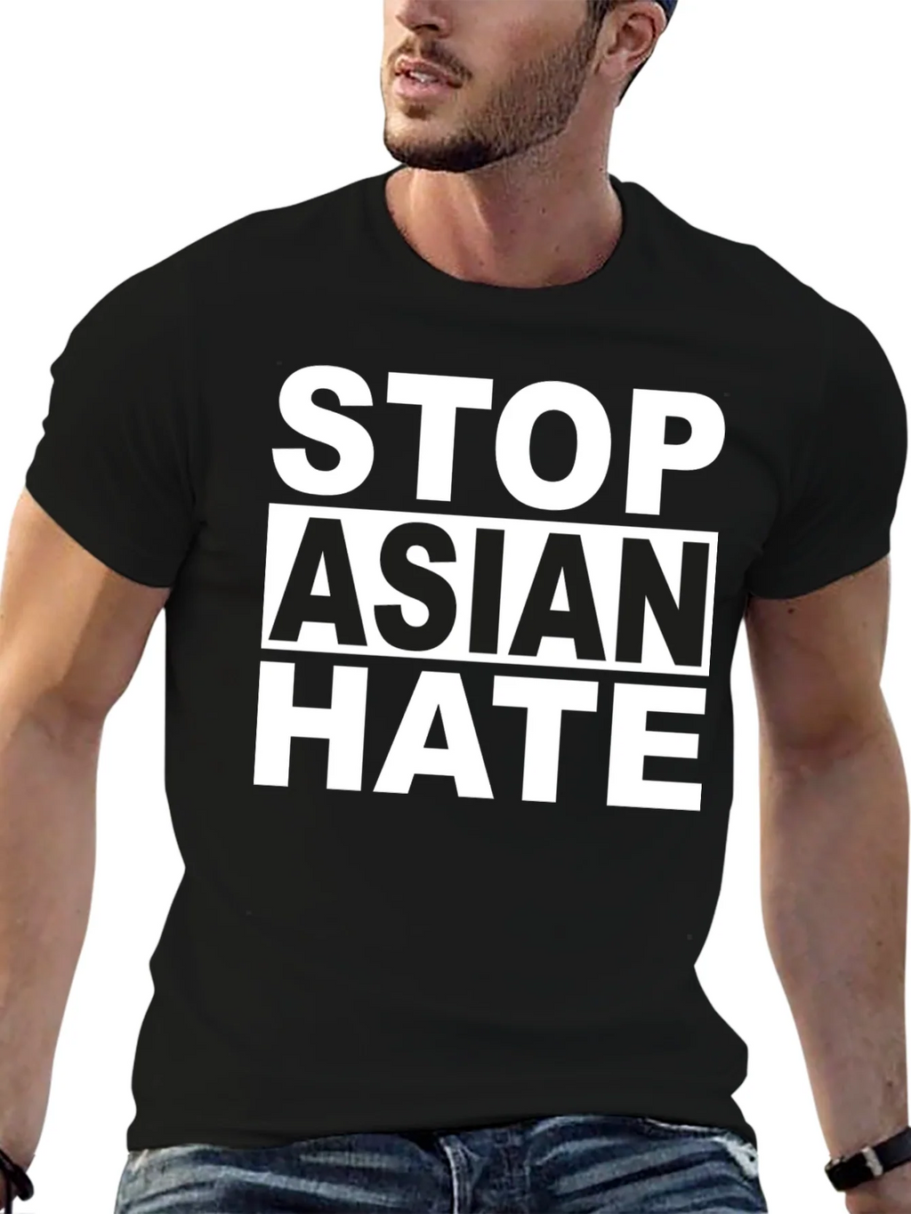Stop Asian Hate Graphic T-Shirt