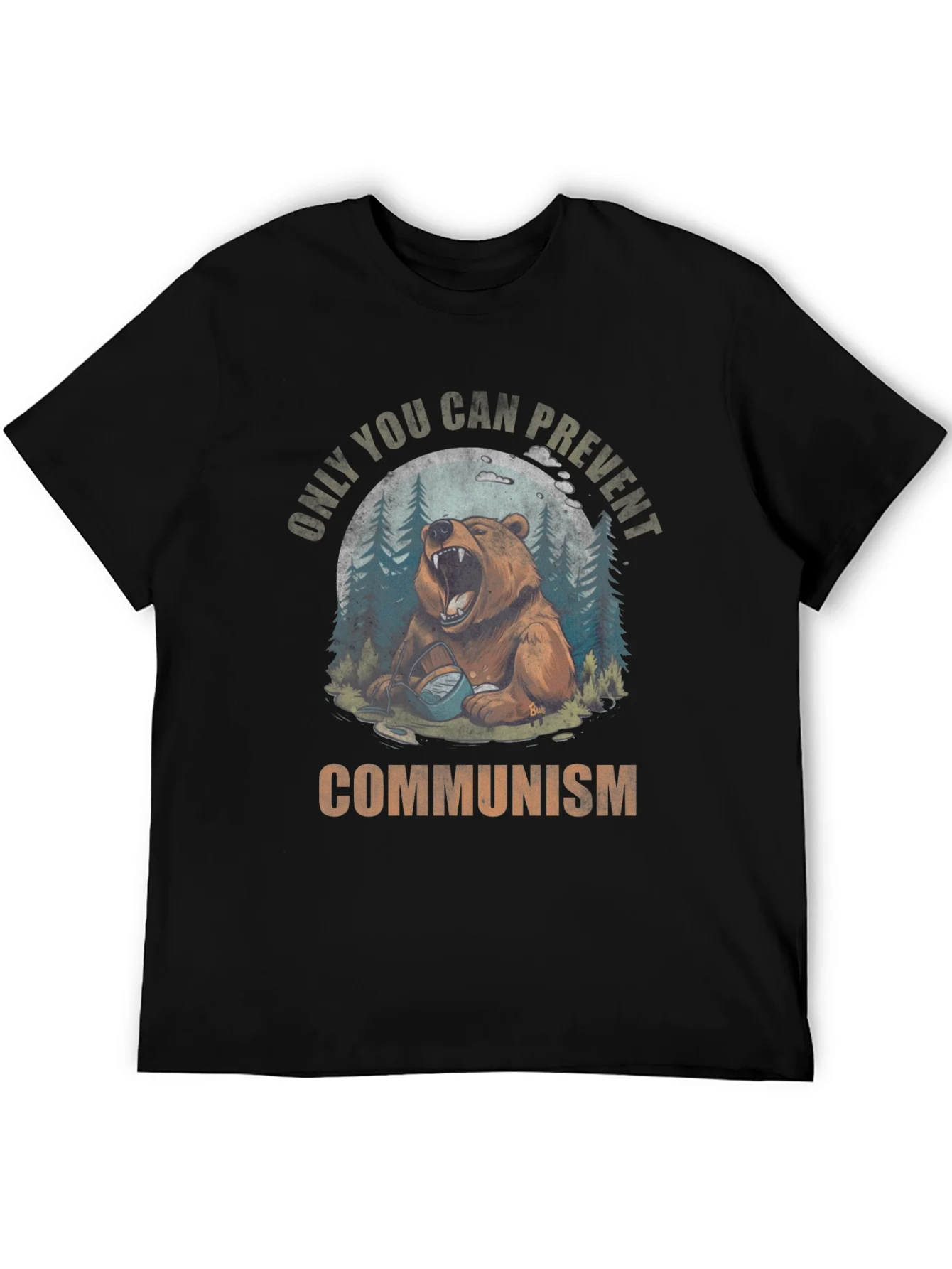 Only You Can Prevent Communism Bear T-Shirt