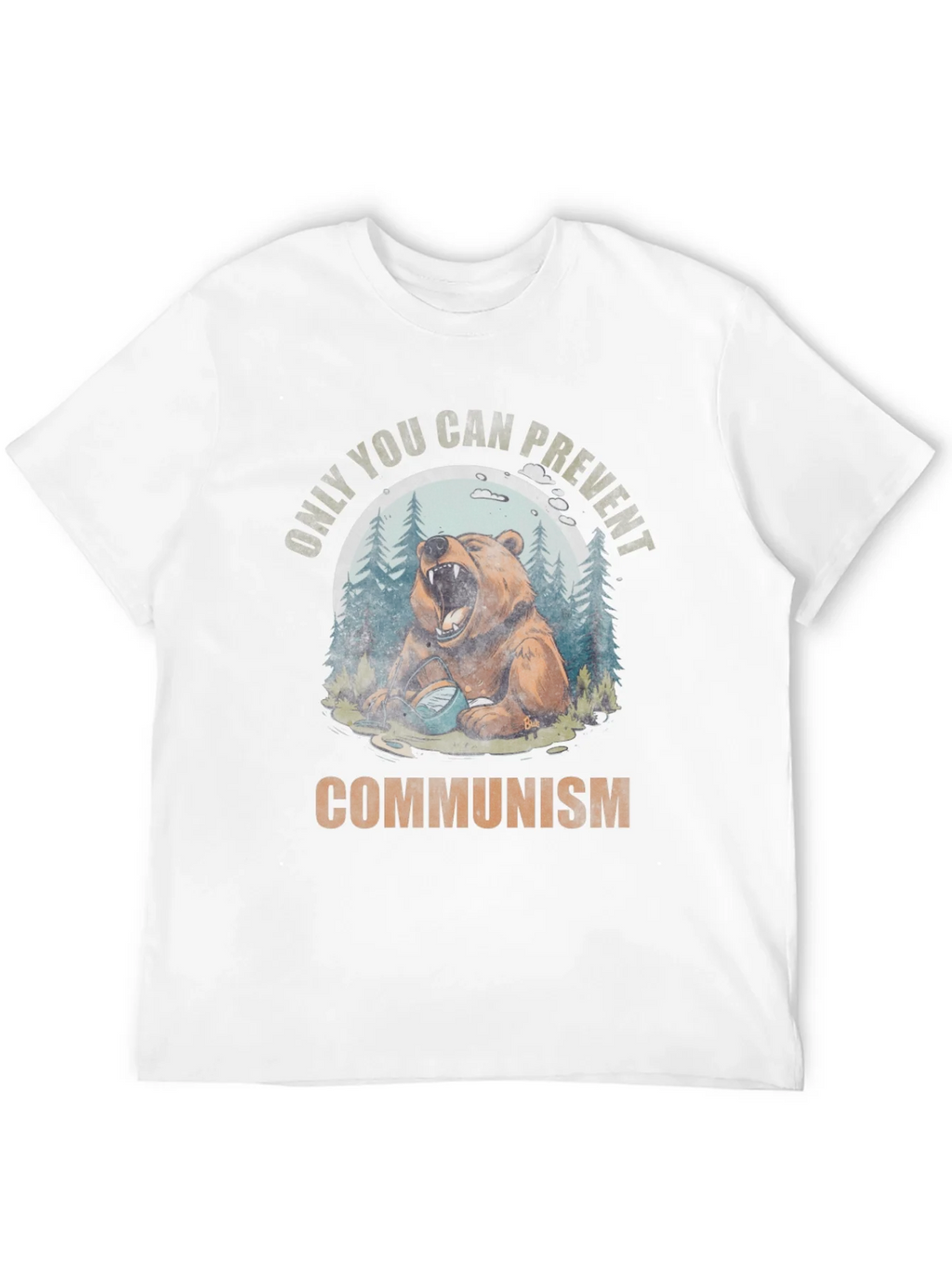 Only You Can Prevent Communism Bear T-Shirt