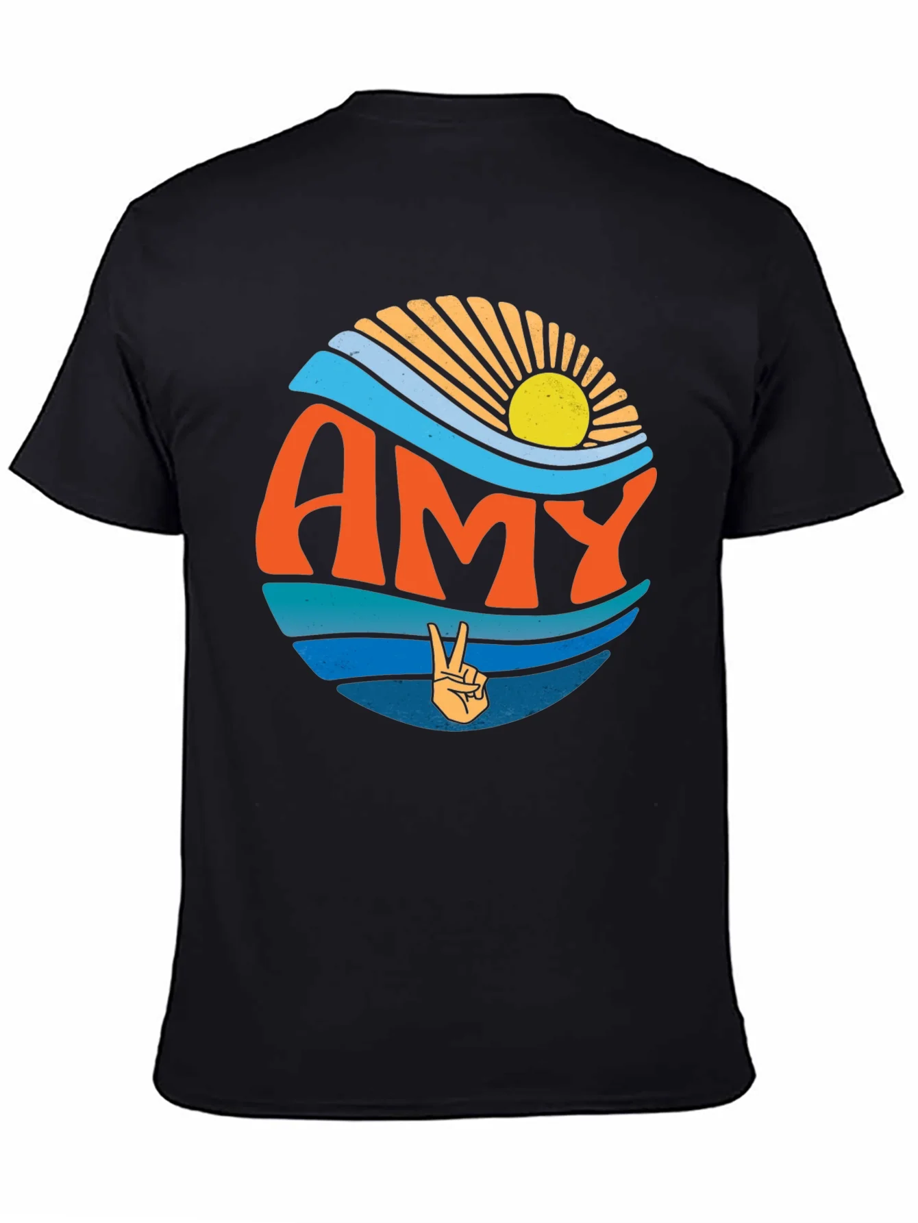 Amy Retro Vibe T-Shirt - Peace & Sunshine