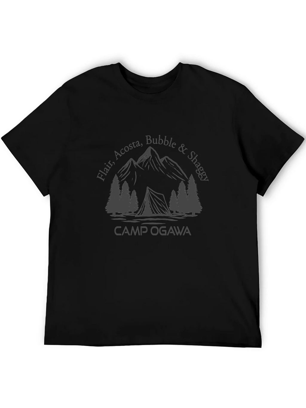 Camp Ogawa T-Shirt - Mountains & Tent Graphic Tee