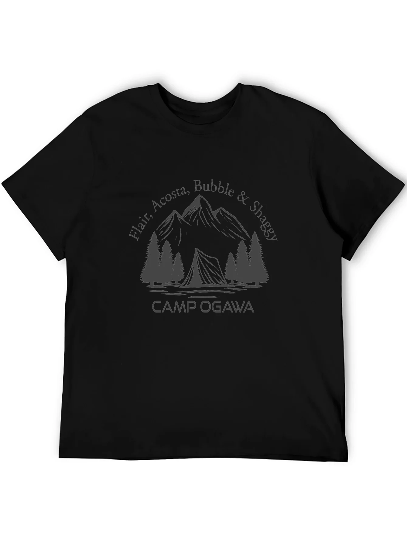 Camp Ogawa T-Shirt - Mountains & Tent Graphic Tee