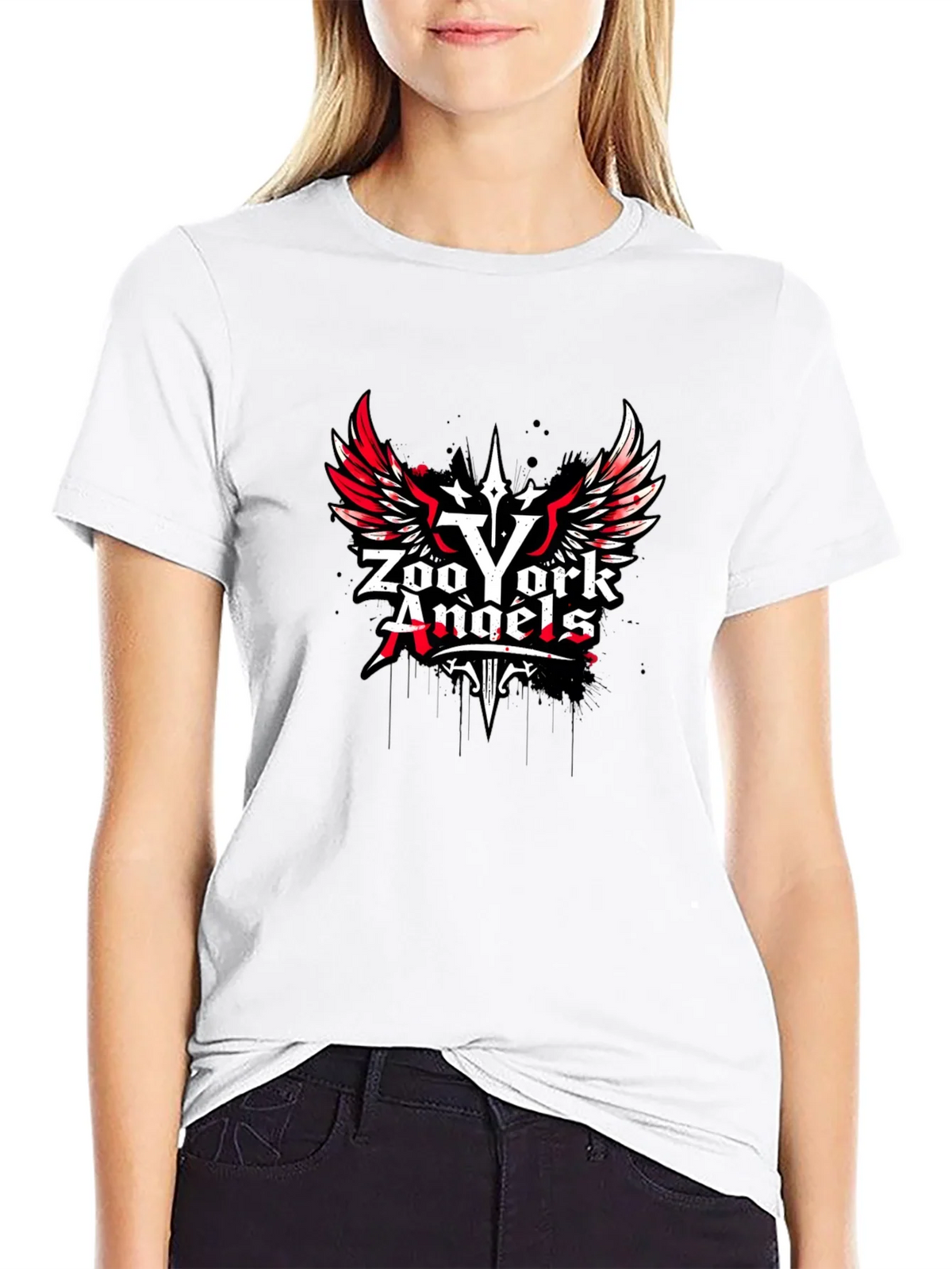 Zoo York Angels Black Graphic T-Shirt