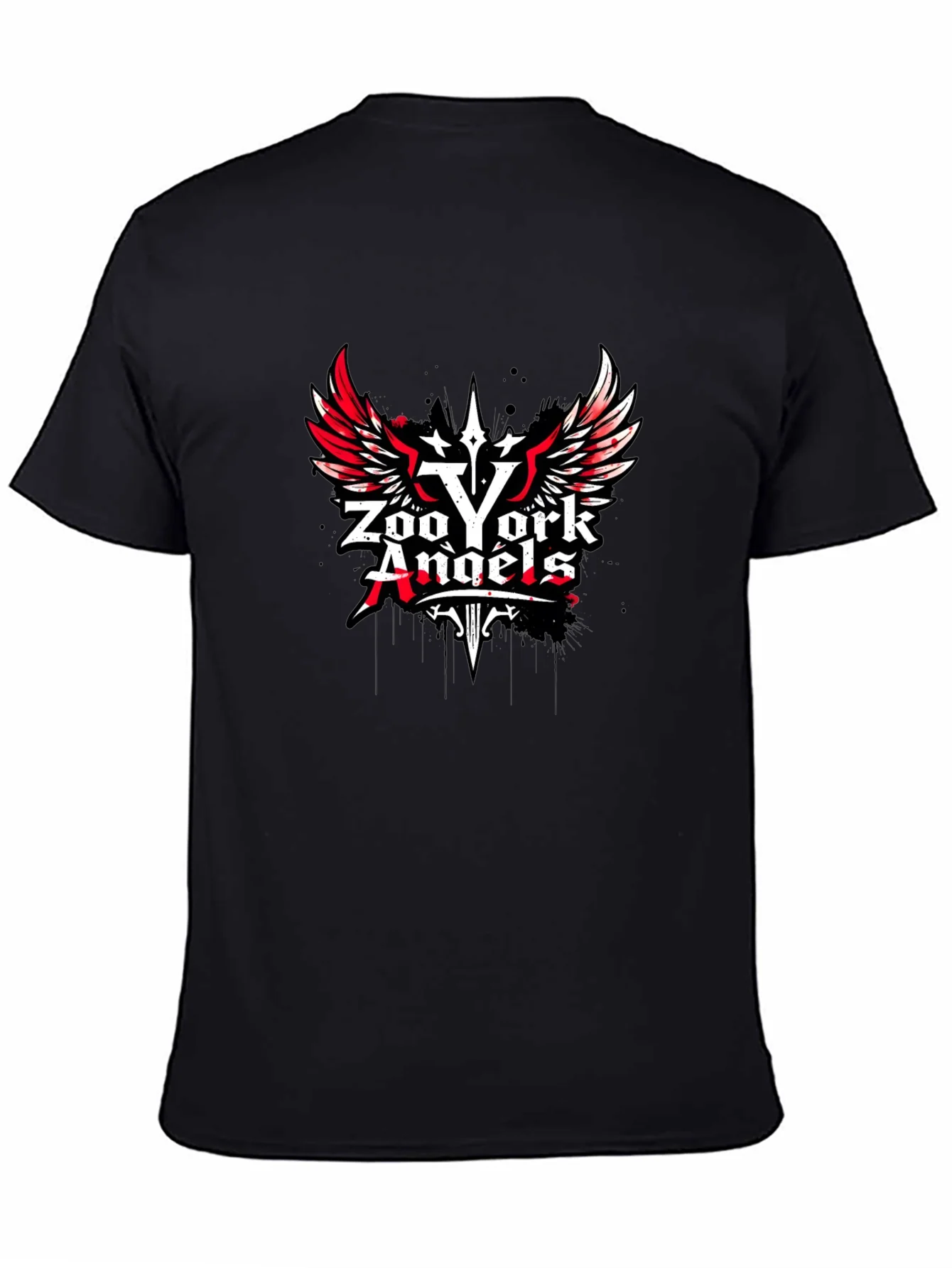 Zoo York Angels Black Graphic T-Shirt