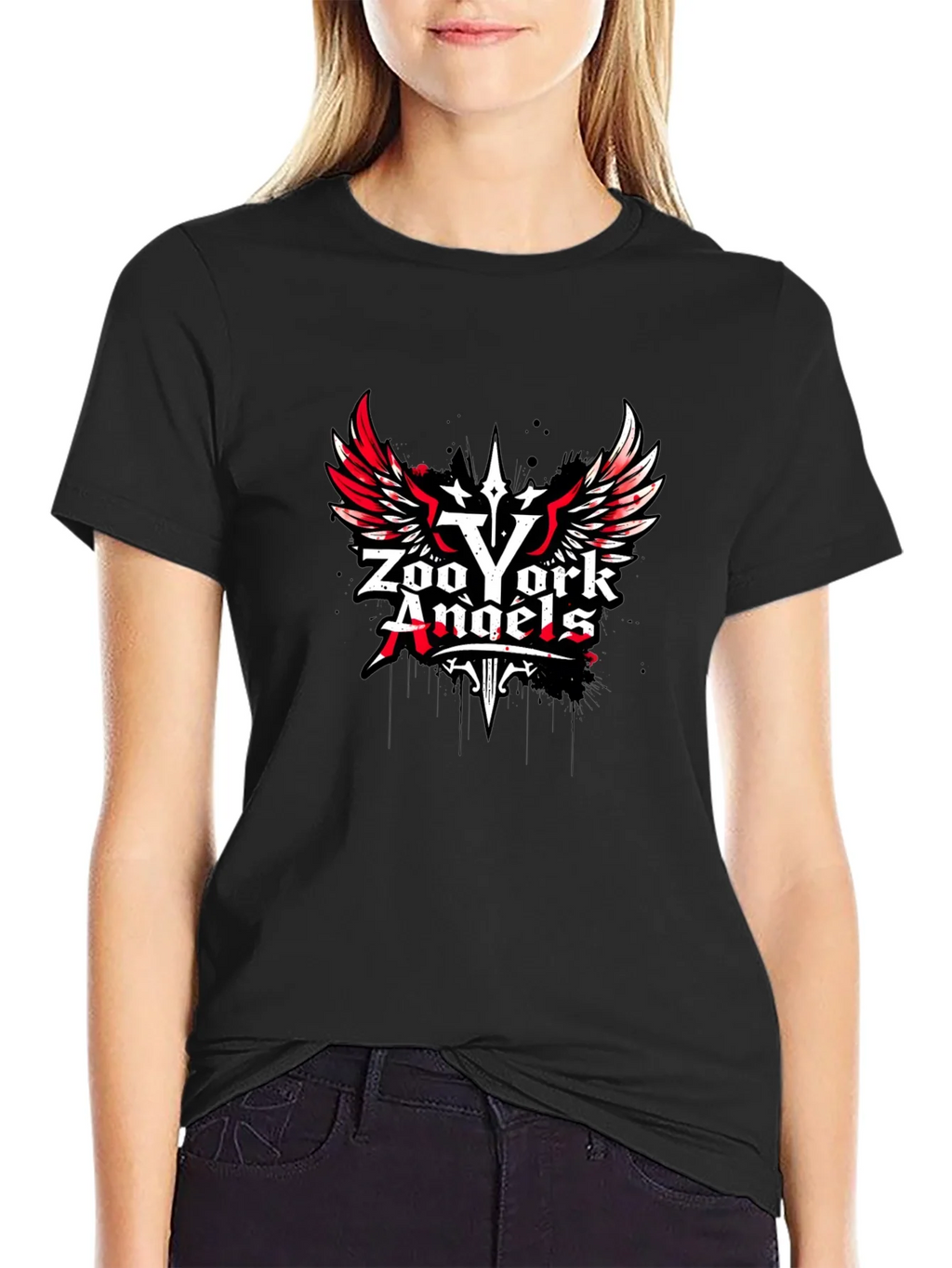 Zoo York Angels Black Graphic T-Shirt