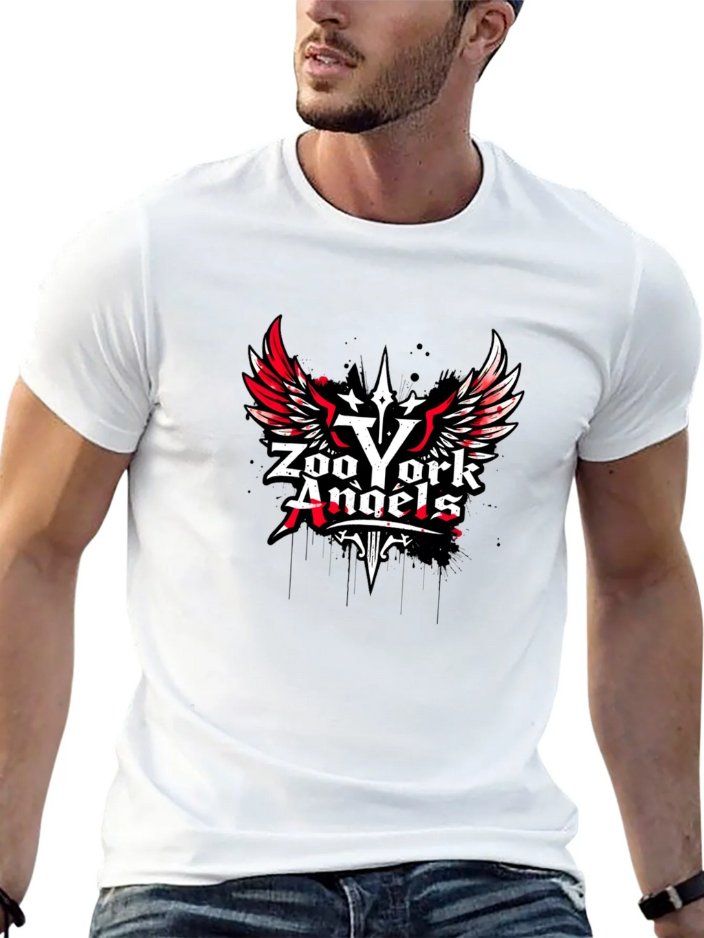 Zoo York Angels Black Graphic T-Shirt