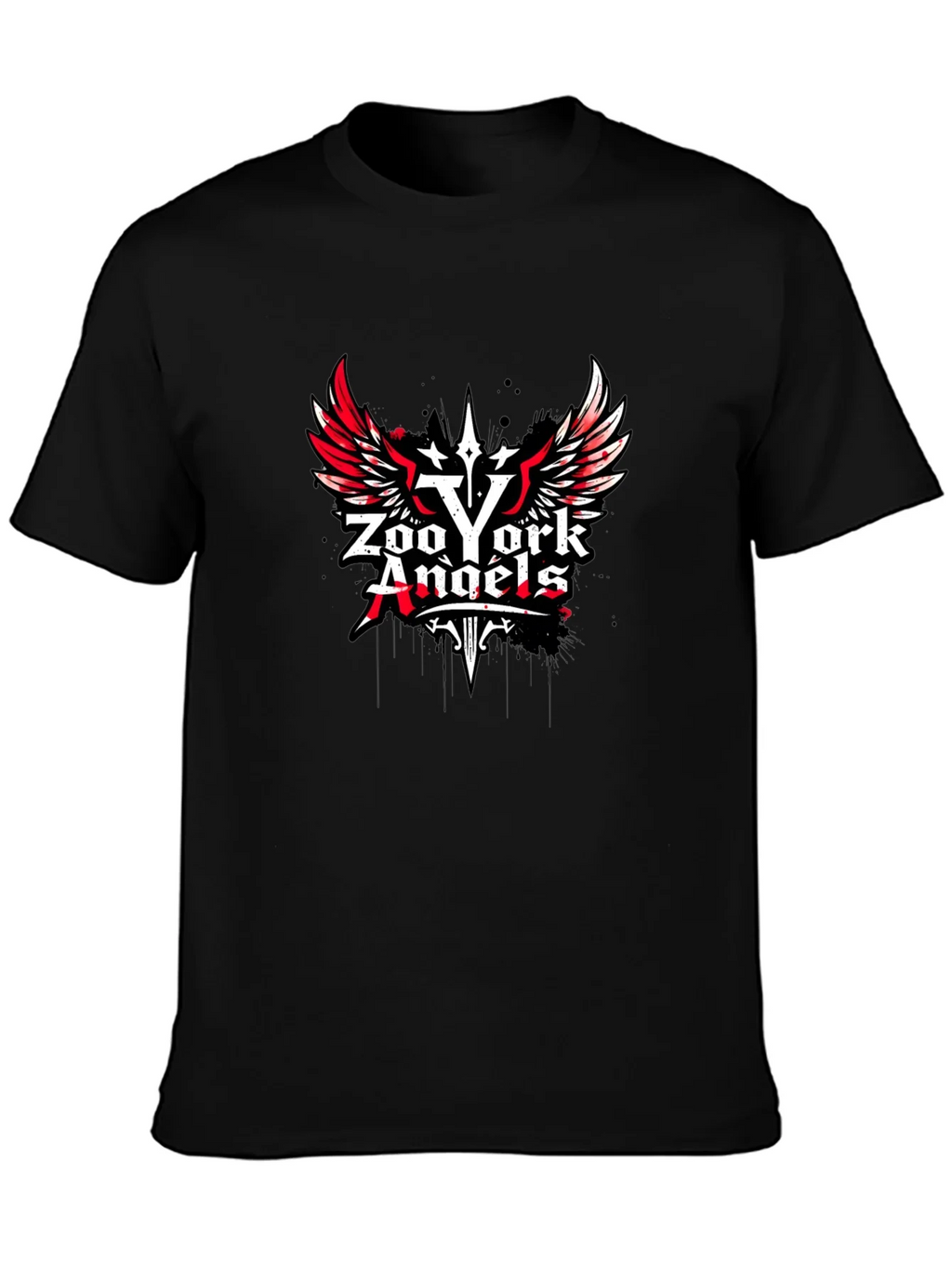 Zoo York Angels Black Graphic T-Shirt