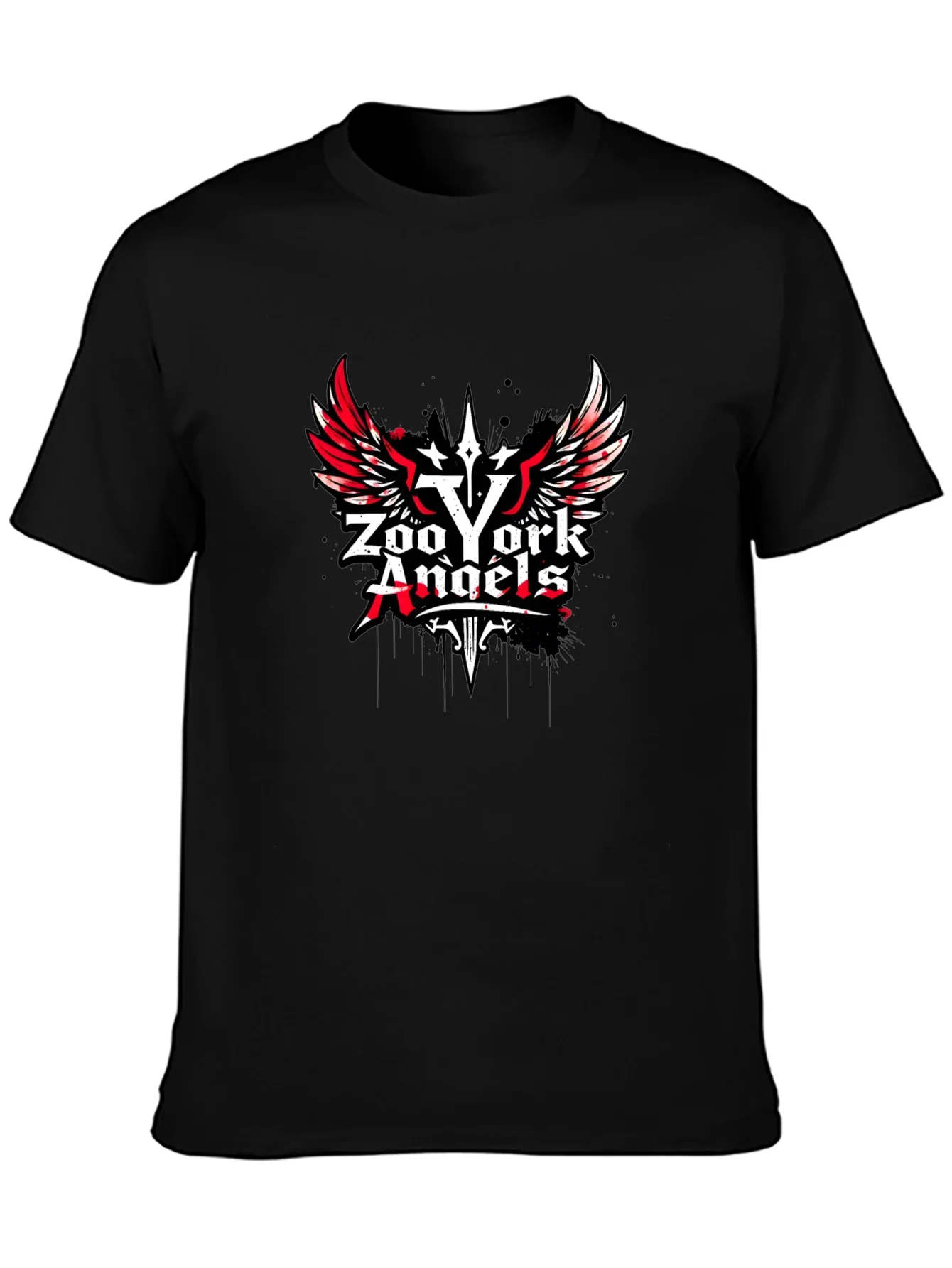 Zoo York Angels Black Graphic T-Shirt