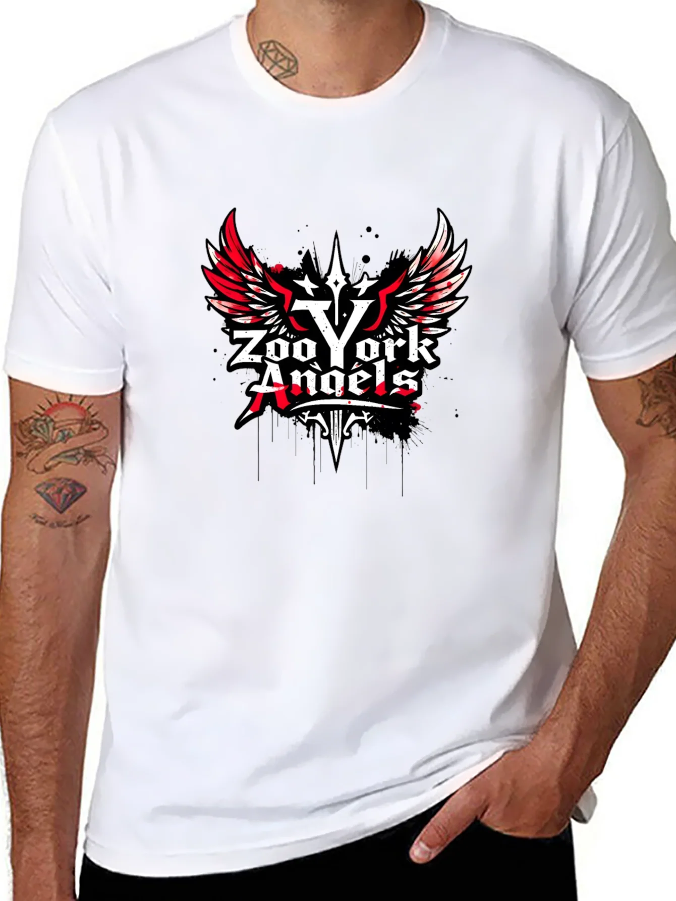 Zoo York Angels Black Graphic T-Shirt