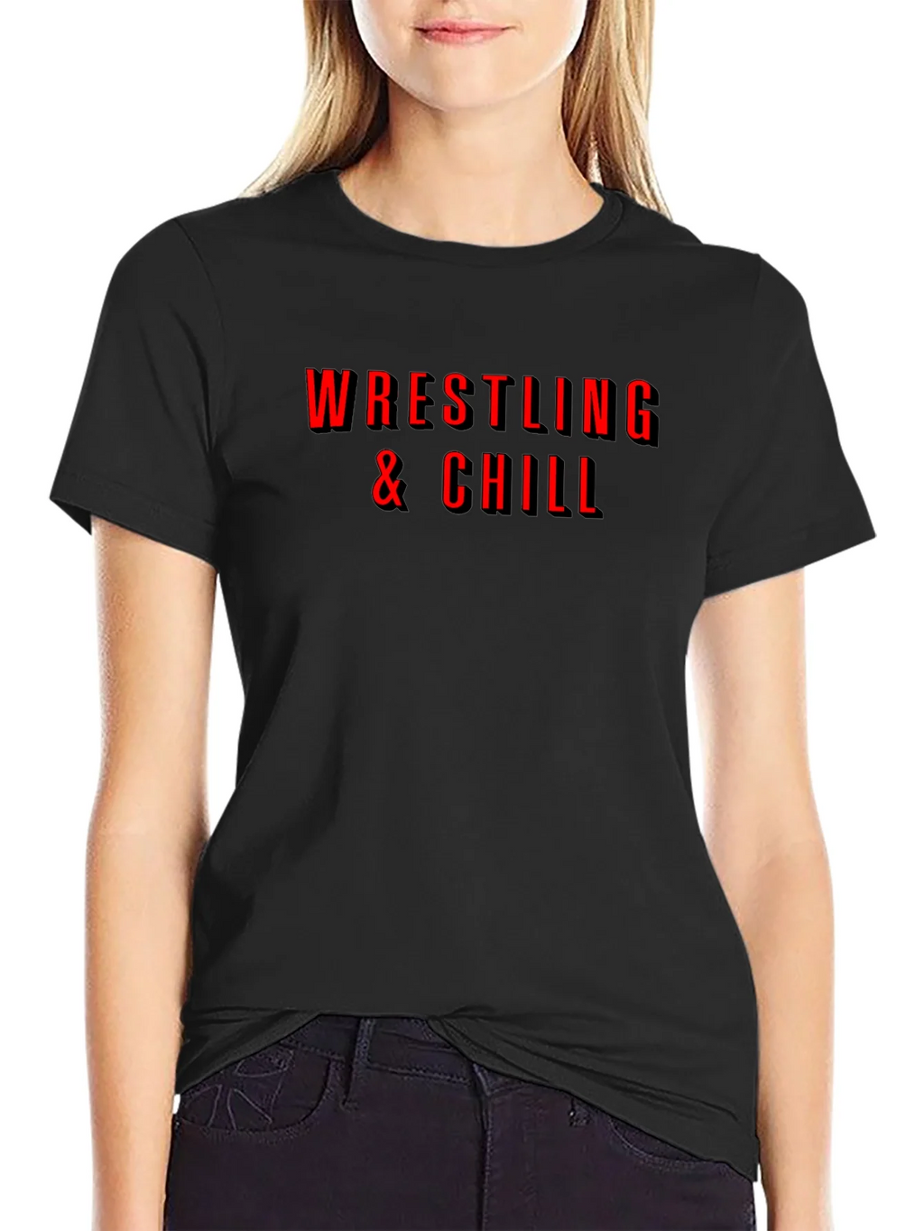 Wrestling & Chill Graphic Tee