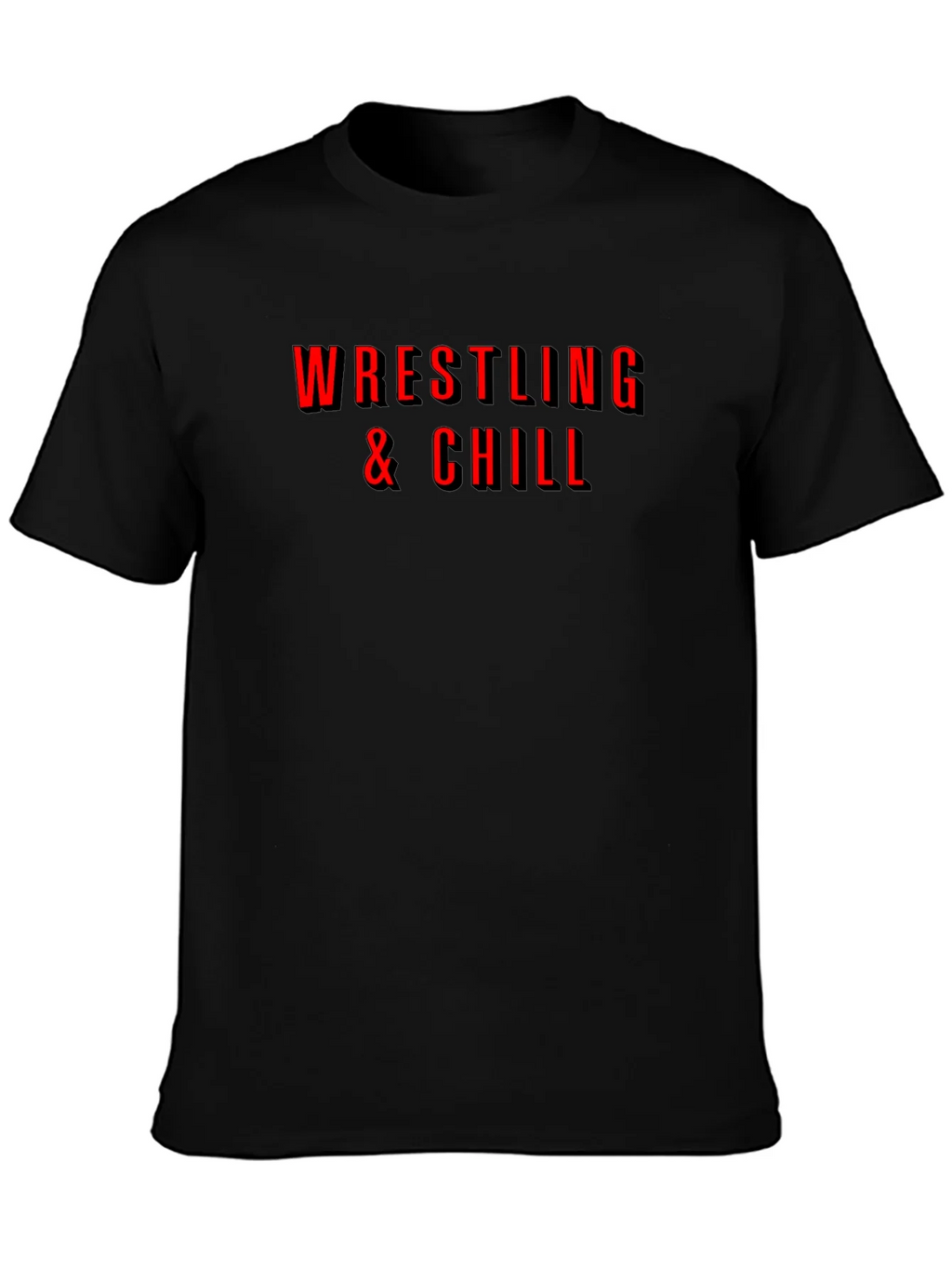 Wrestling & Chill Graphic Tee