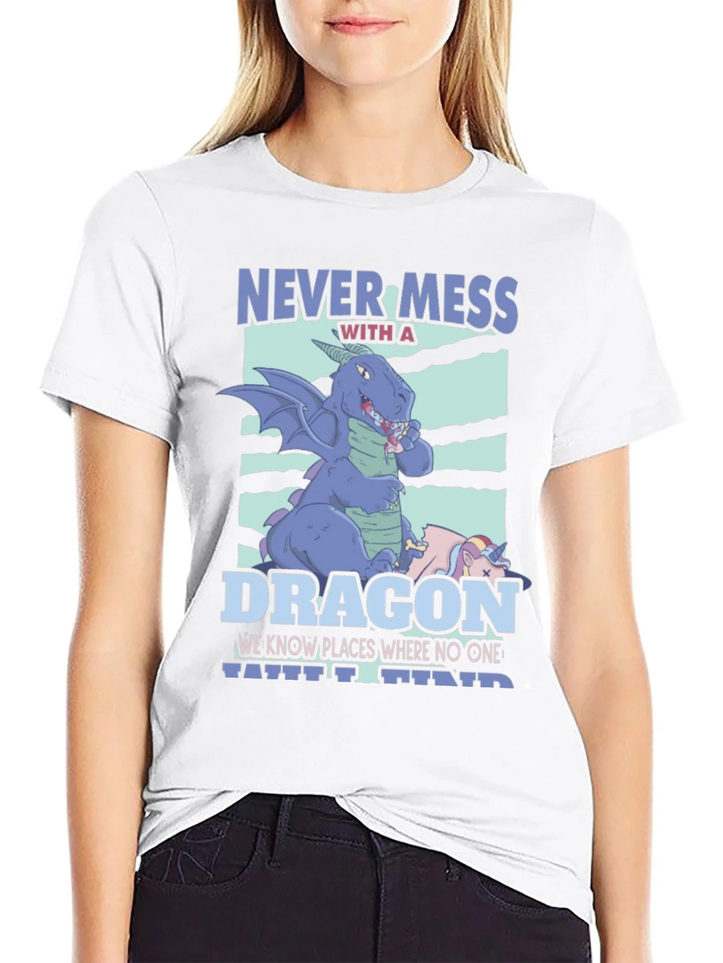Never Mess With A Dragon Graphic T-Shirt