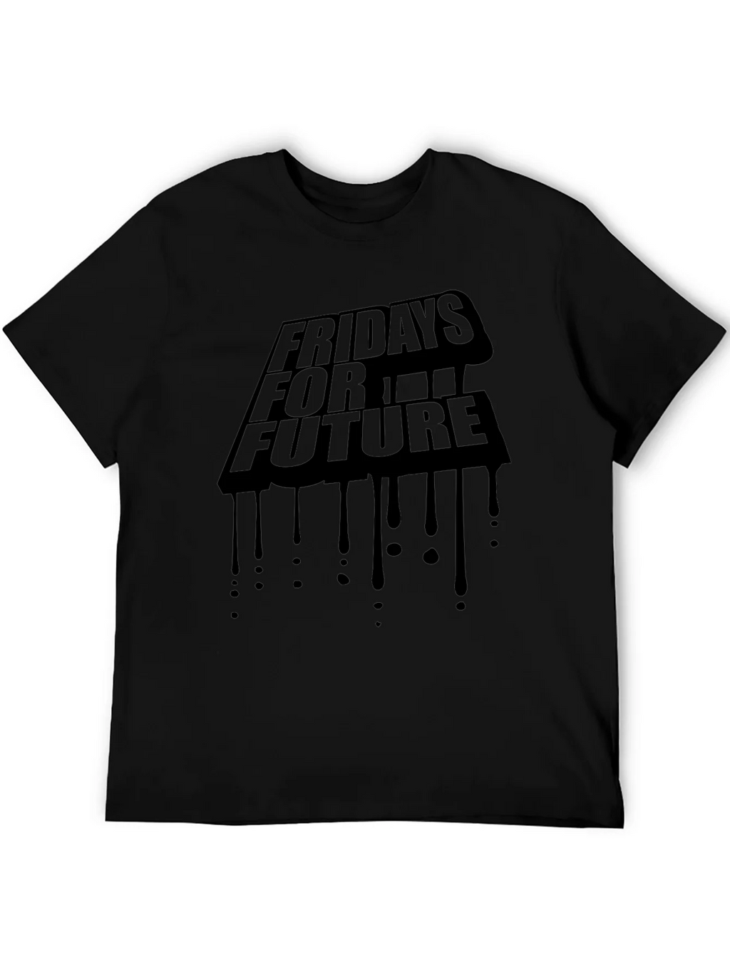 Fridays For Future Graphic Tee - Black