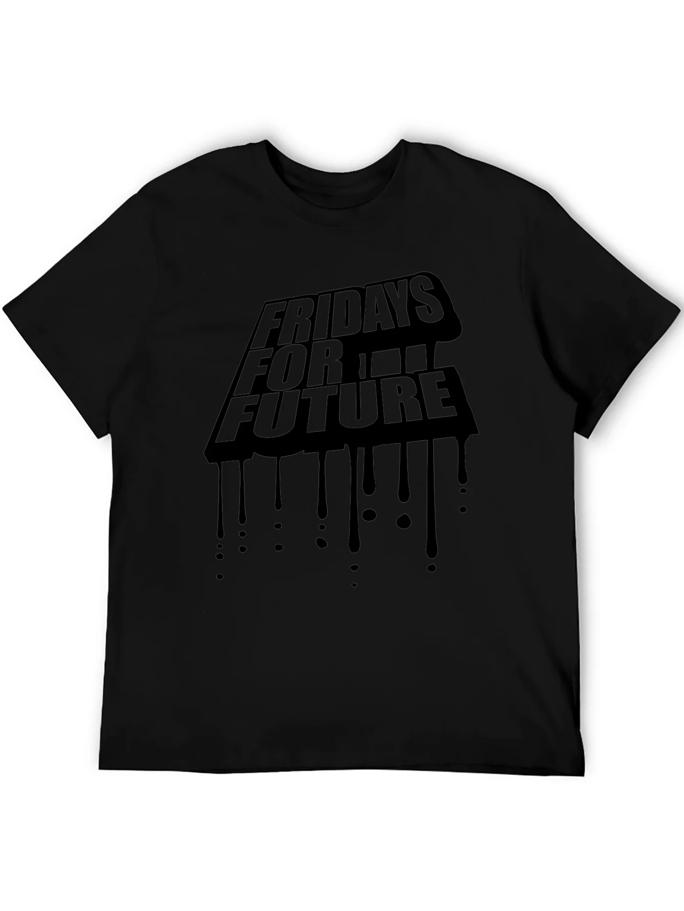 Fridays For Future Graphic Tee - Black