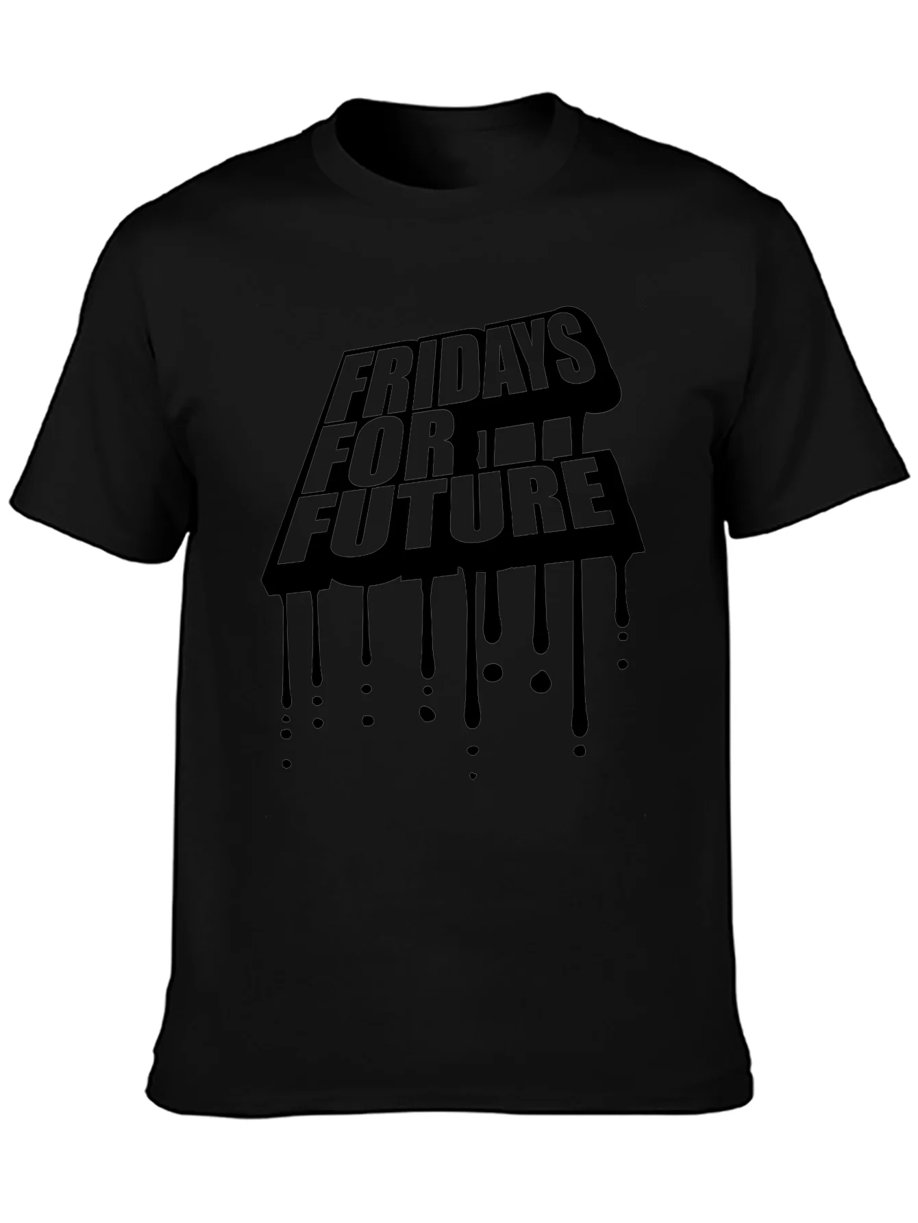 Fridays For Future Graphic Tee - Black