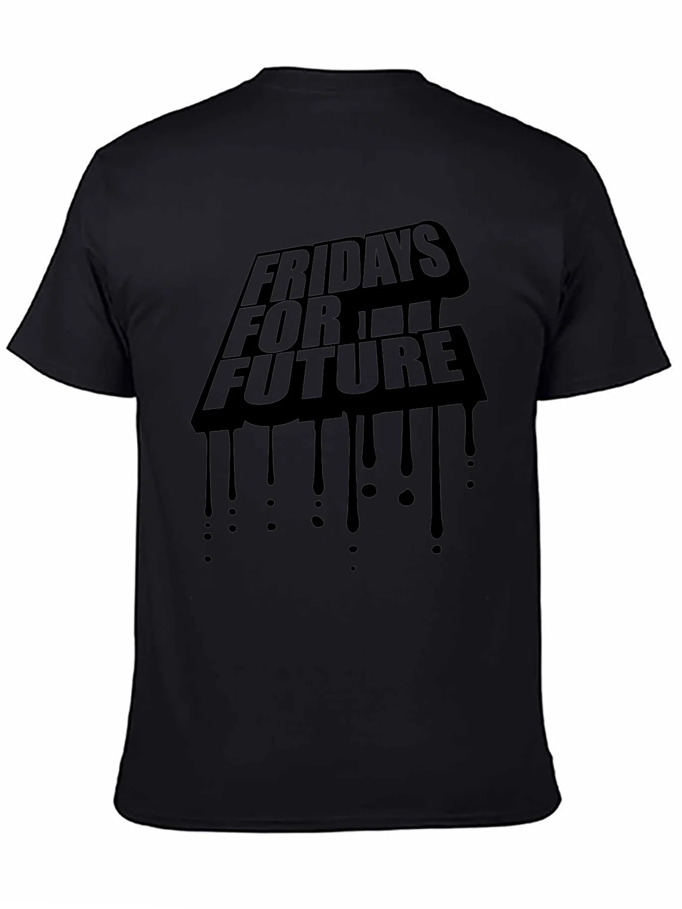 Fridays For Future Graphic Tee - Black