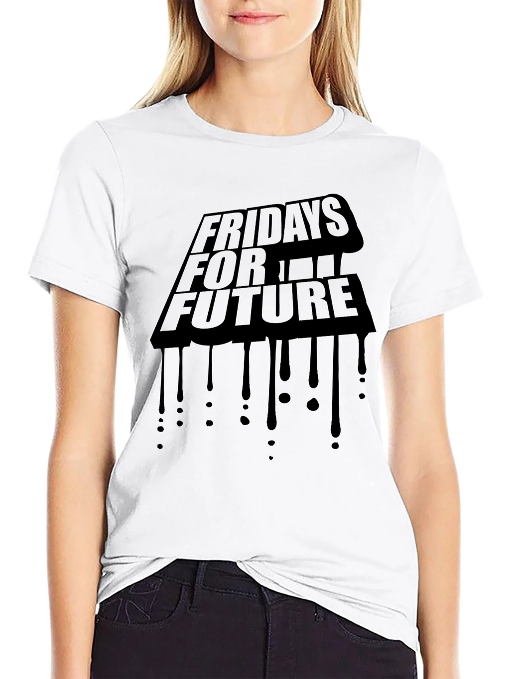 Fridays For Future Graphic Tee - Black
