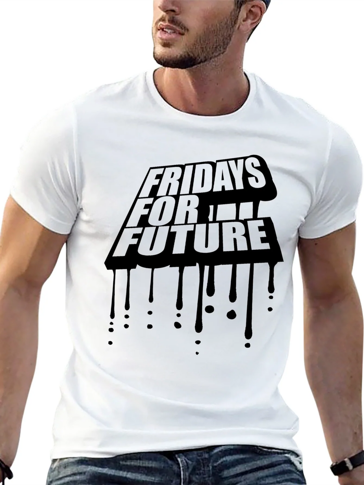 Fridays For Future Graphic Tee - Black